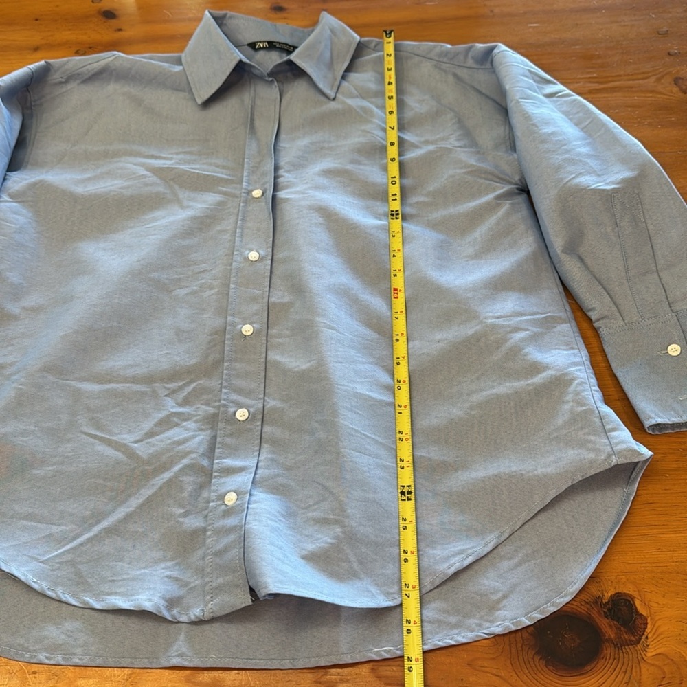 NWT Zara Basic Poplin Shirt - Picture 11 of 13